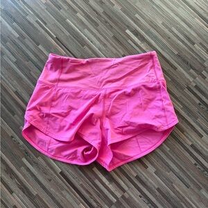 Lululemon pink shorts 4